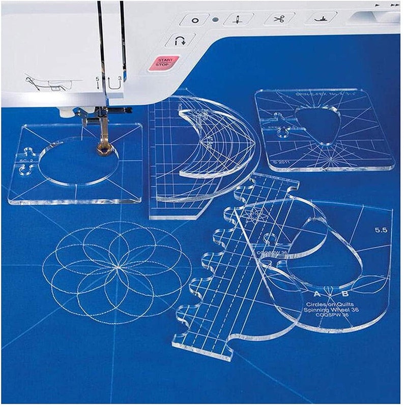 4to10 Pack Quilting templates for Domestic Sewing Machine Etsy 4to10 Pack Quilting templates for Domestic Sewing Machine Etsy