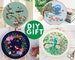 DIY Embroidery Kit beginner, Beginners Embroidery kit, Modern embroidery kit cross stitch, Hand Embroidery Kit, Needlepoint , DIY Craft Kit 