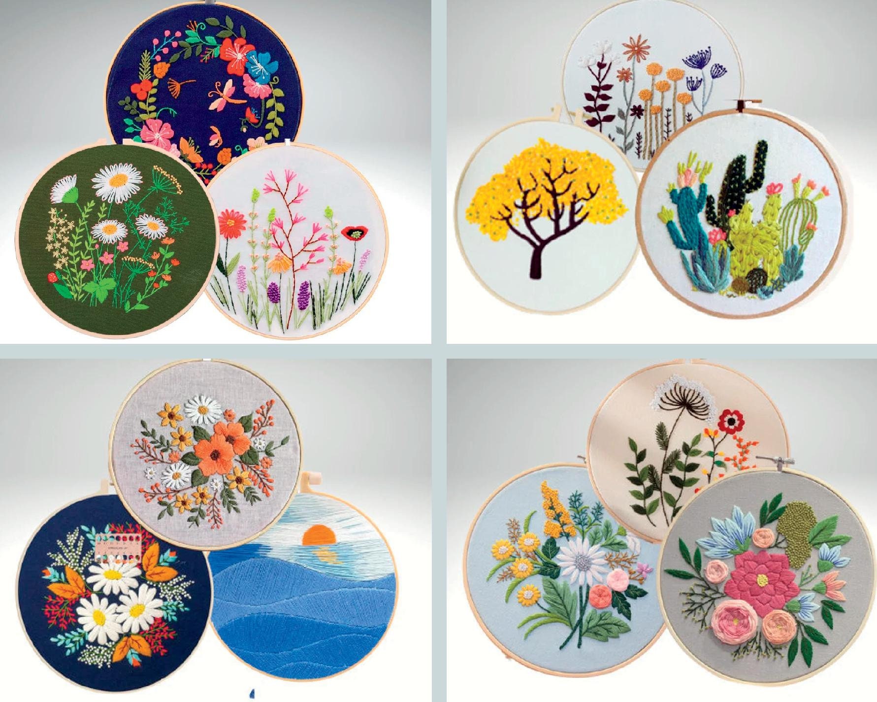 25 embroidery kits and patterns for beginners - Gathered