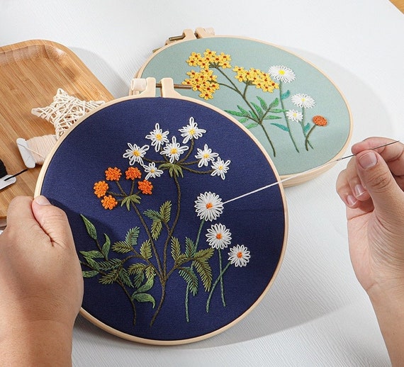 Embroidery Kits for Kids Modern Crewel Embroidery Kit With Pattern  Embroidery Kits for Beginners craft Materials Included Full DIY KIT 