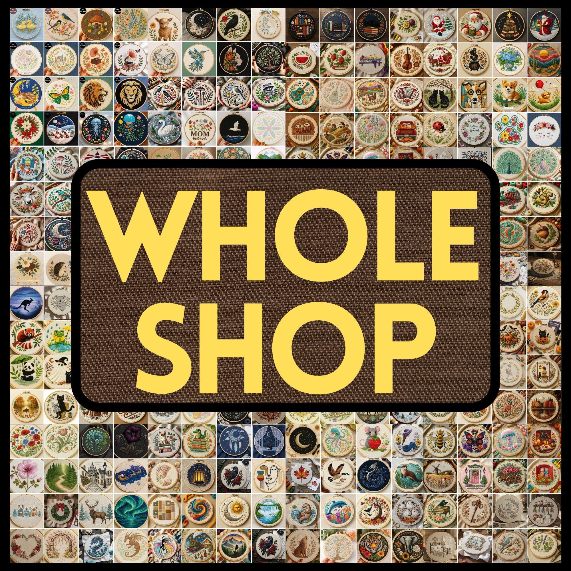 Bluebird Floral Hand Embroidery Pattern | Nature Hoop Art Design