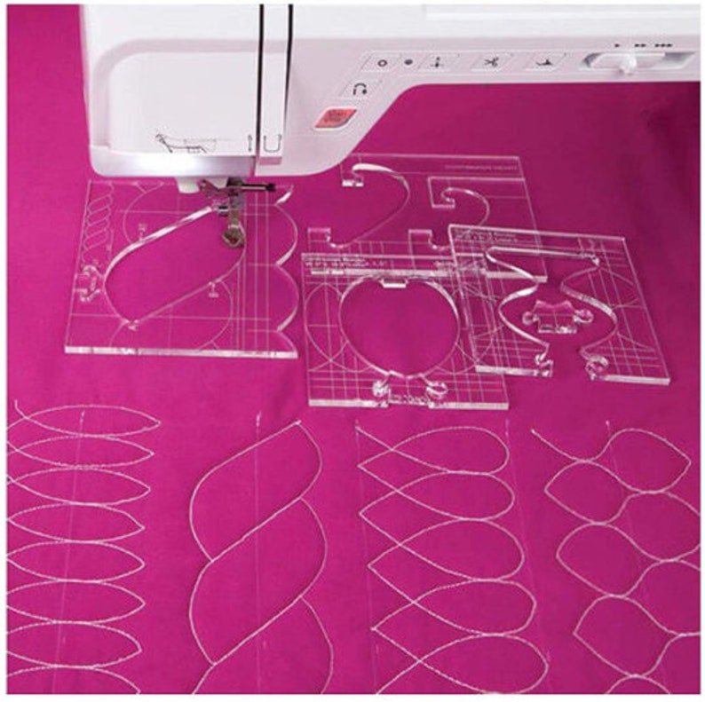 4to10 Pack Quilting templates for Domestic Sewing Machine Etsy