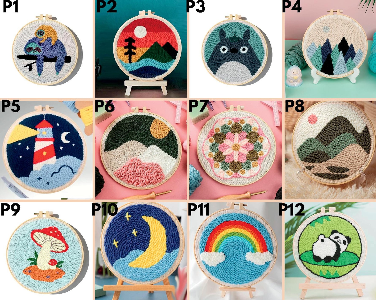 Punch Needles Kits for Beginnersbeginner Punch Needle Kit Etsy