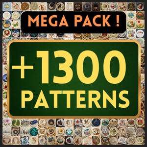 Lot de la boutique de motifs de broderie : tous les modèles actuels et futurs (PDF)