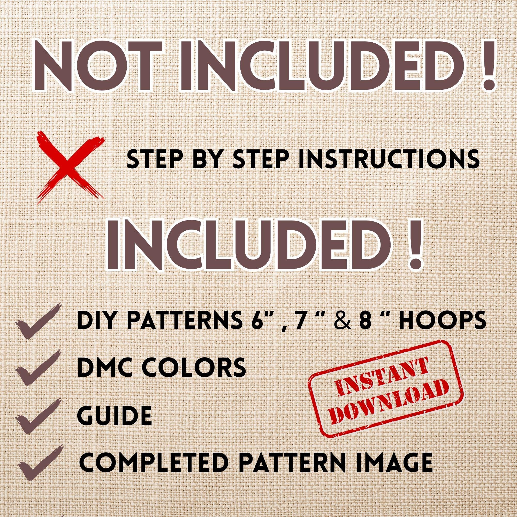 Bluebird Floral Hand Embroidery Pattern | Nature Hoop Art Design