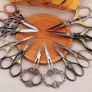 Embroidery Scissors, Vintage Scissors, Antique Scissors,Thread Scissor,Tailor’s Scissors,Retro Diy Craft Scissors,Sewing Scissor,