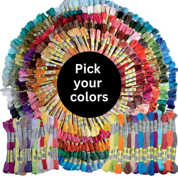 Dmc Floss Pick Colors Etsy