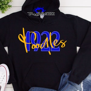 1922 Poodles | SHRHO Centennial | SGRHO Inspired | Gold Royal Blue