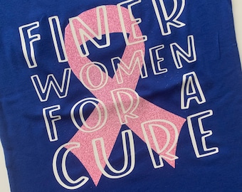 Finer Women For A Cure | Zeta Phi Beta Sorority | Cancer Awareness Shirt
