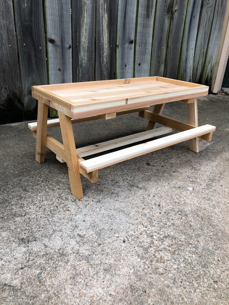 Chick Nic Table Chicken Feeder Tablechicken Feeder Bird Etsy