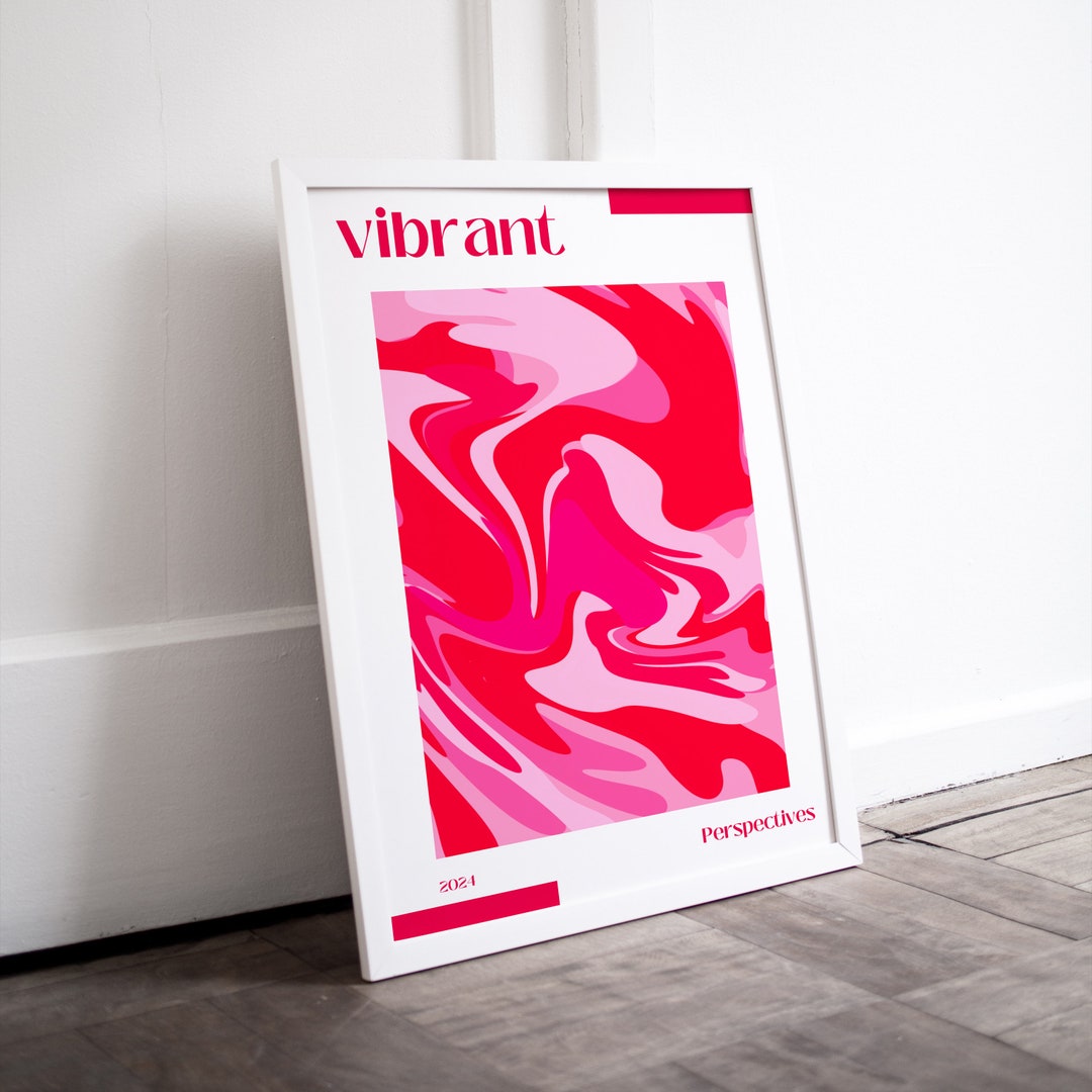 Pink Wall Art Print Simple Wall Art Abstract Print Abstract Etsy