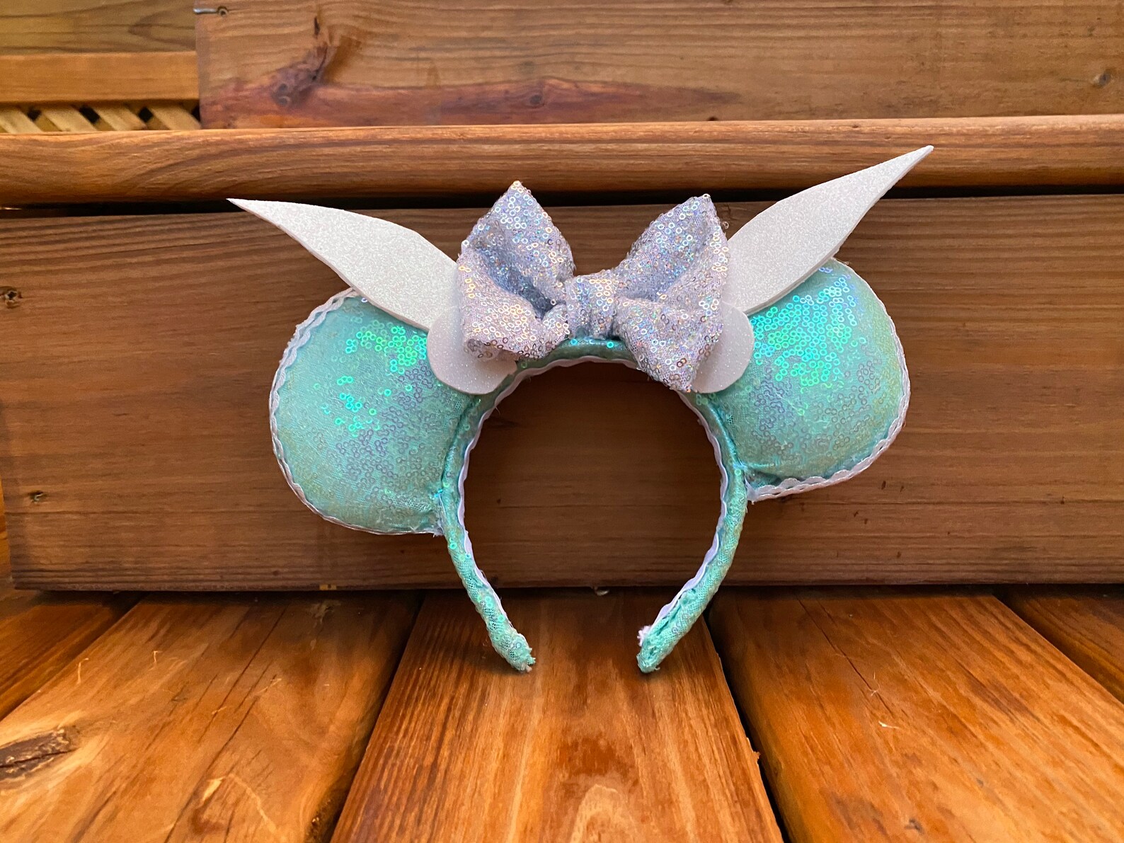 Tinker Bell Inspired Mickey Mouse Ears, Disney Ears. Etsy
