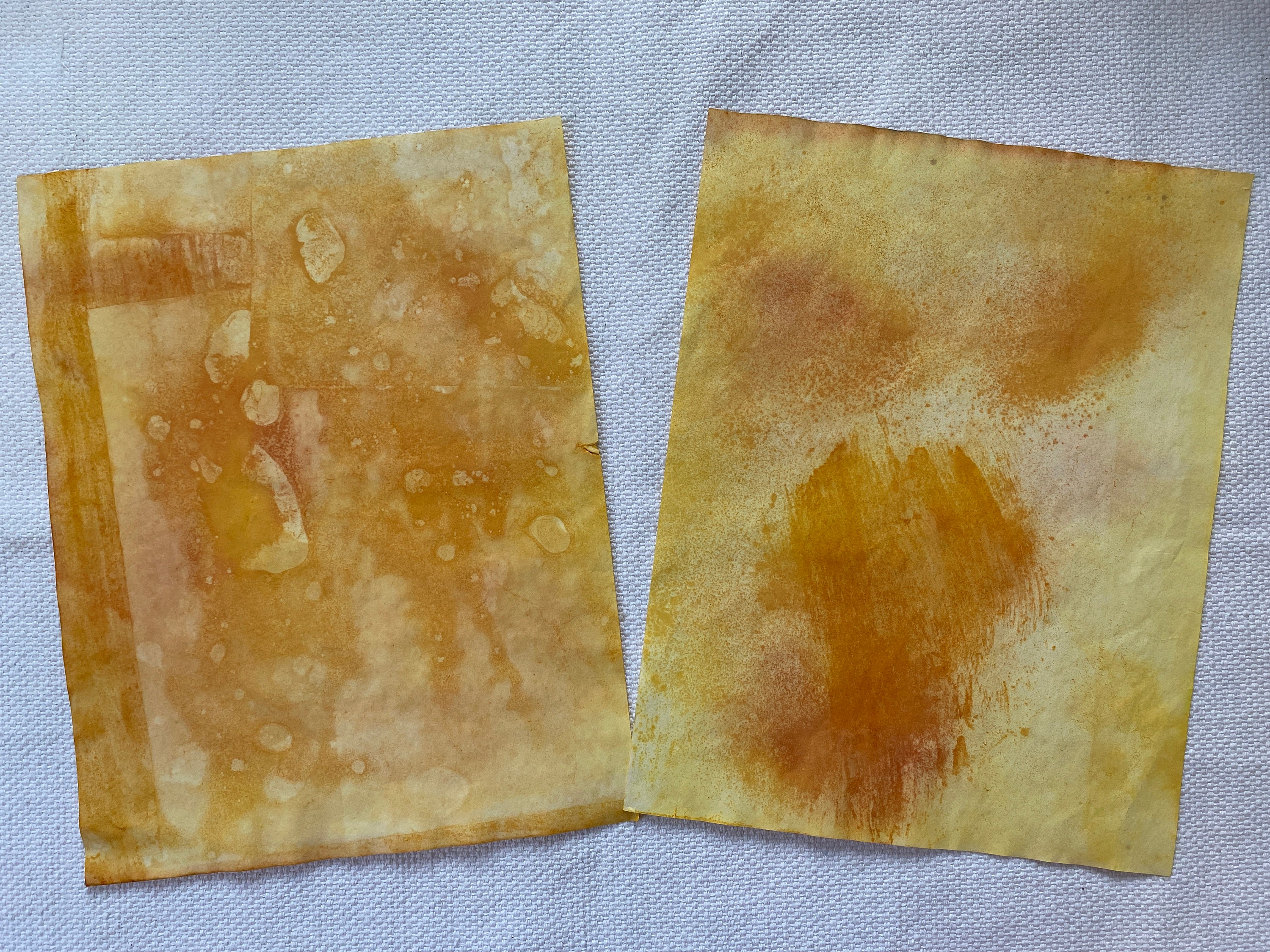 Custom Order of HandDyed Indigo or Turmeric Paper Etsy