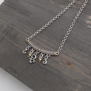 Brighton Bar Halsband Pärlor Guldfärgade Vintage Pensionerade Designersmycken Justerbara Samlarobjekt Statement bild 6