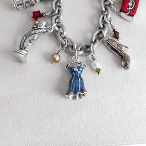 Brighton Celebration J37582 New Years Charm Bracelet Silver Plated Party Retired image 7