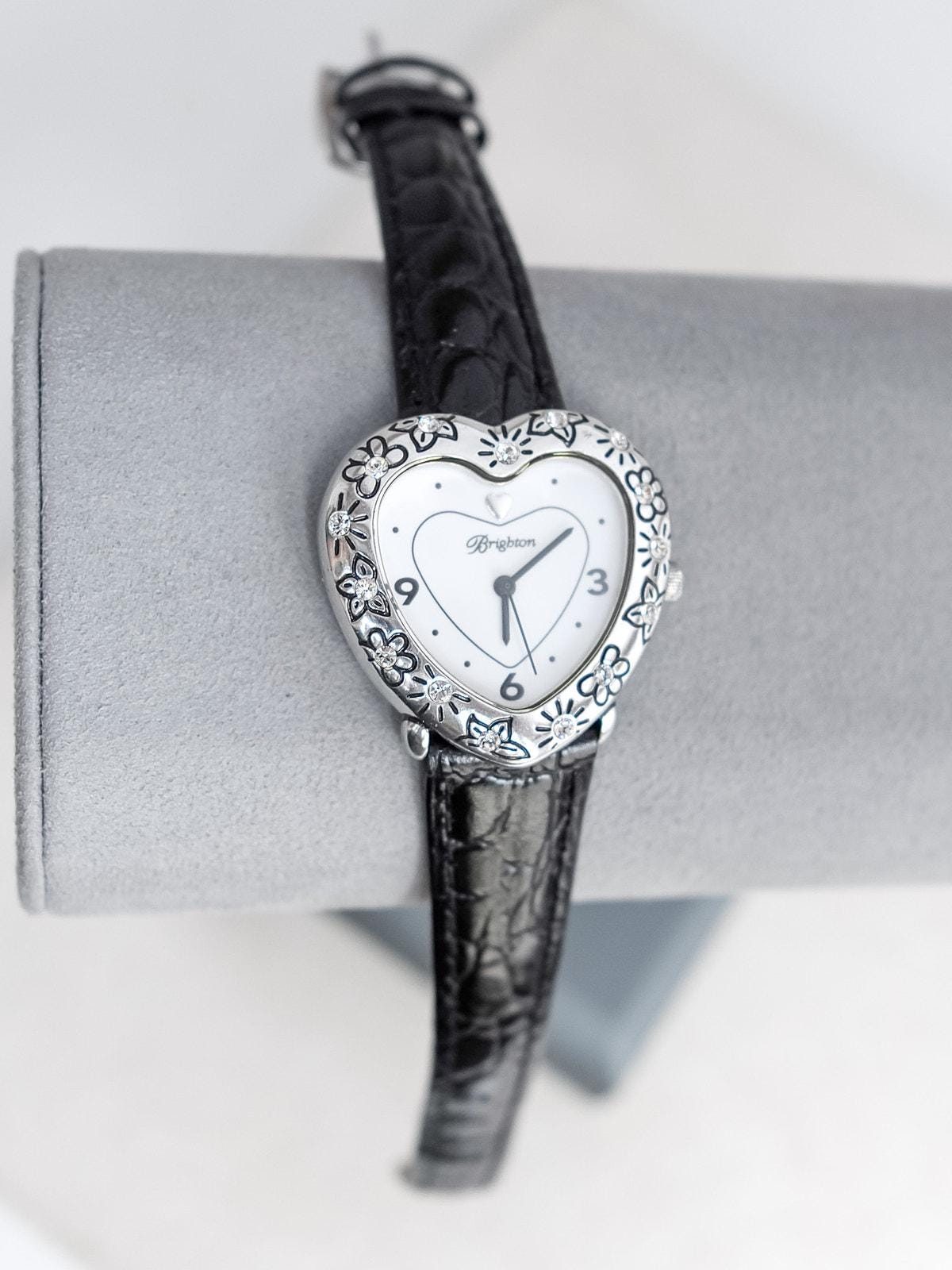 Brighton black leather and‎ silver Cadiz watch Brighton Jefferson Rectangular Watch Vintage Silver Case  main image 3