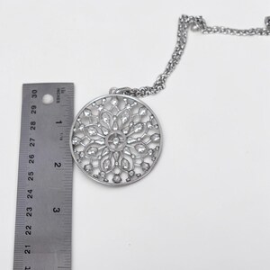 Brighton One Love Circle converteerbare ketting verzilverd filigraan 18-38 inch afbeelding 5
