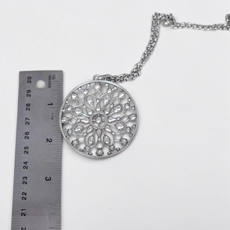 Brighton One Love Circle converteerbare ketting verzilverd filigraan 18-38 inch afbeelding 5