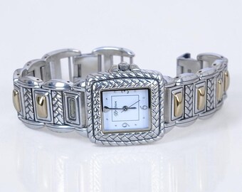 Brighton Short Hills Charm Watch Silver Plated Toggle Clasp  display picture 2