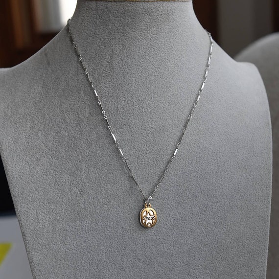 Brighton Sassy Star Charm Necklace NWT Two Tone DREAM Petite Rare Retired