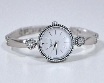 Brighton Vintage Tivoli Watch Silver Plated Multistrand 