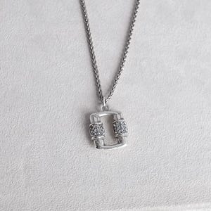 Collar pequeño Brighton Meridian Linx con cristales bañados en plata, 40-45 cm imagen 2