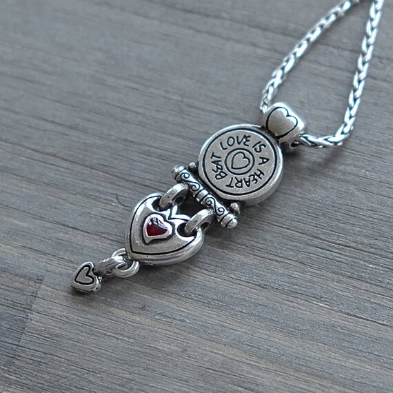 Vintage brighton heart on sale necklace
