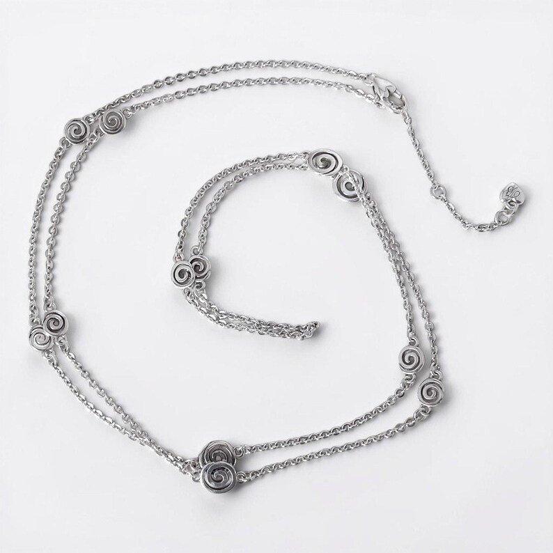 Collar largo reversible Brighton Vertigo Mini, chapado en plata, ajustable de 96-102 cm (38-40 pulgadas) imagen 4