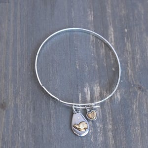Brighton Art and Soul Friedenstaube Armreif Armband schmale Hakenschließe