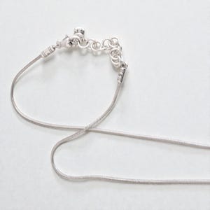 Collar con colgante de lágrima enrollada Brighton Mingle, chapado en plata, de 40,6 a 45,7 cm imagen 5