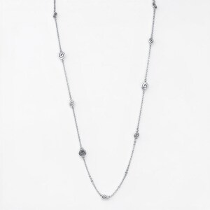 Collar largo reversible Brighton Vertigo Mini, chapado en plata, ajustable de 96-102 cm (38-40 pulgadas) imagen 6