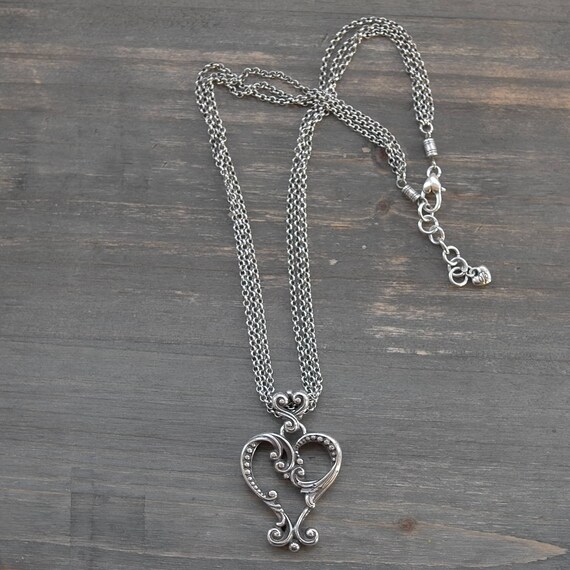 Vintage brighton heart on sale necklace