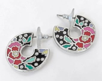 Brighton Hamilton Garden Floral Butterfly Watch Silver  display picture 3