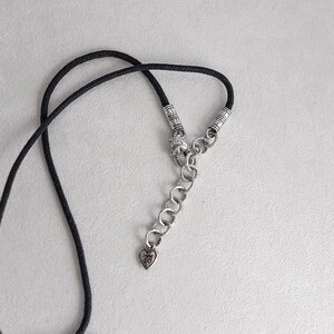 Collier pendentif coeur indé Brighton : argent style sud-ouest, réglable image 4