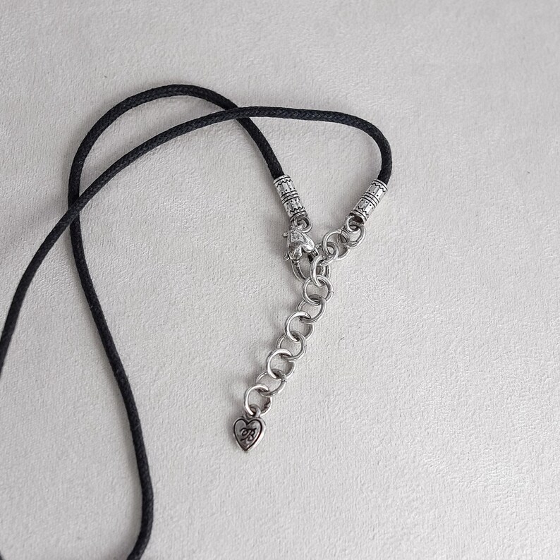 Collier pendentif coeur indé Brighton : argent style sud-ouest, réglable image 4