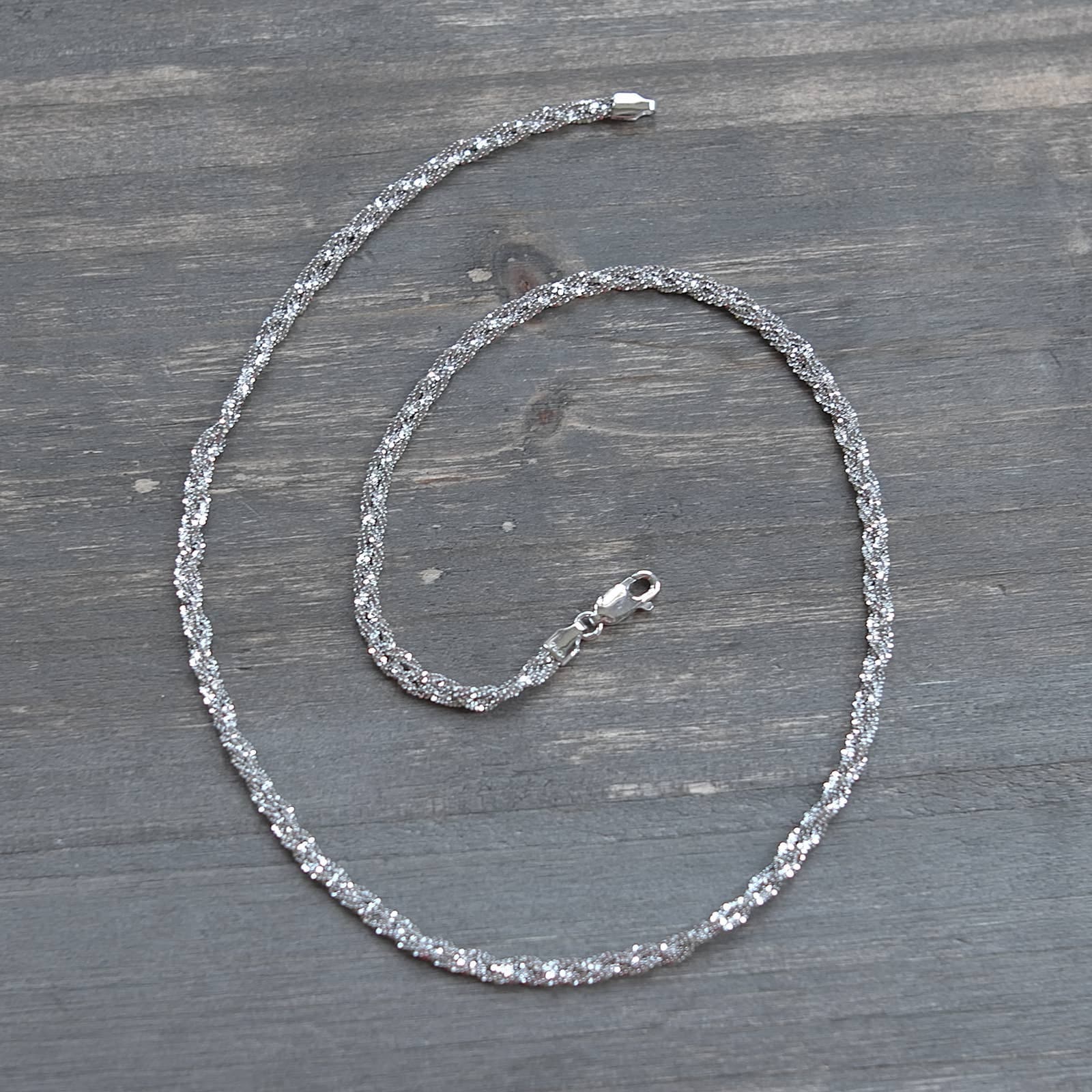 人気定番の White 18k Gold 16 Necklace Chain Margarita ホワイトゴールド