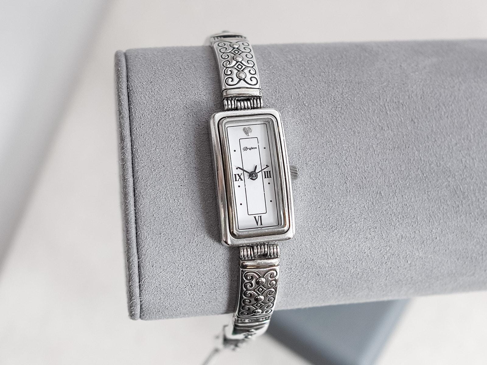 Vintage Brighton Aspen Watch: Etched Silver-plated Finish - Etsy