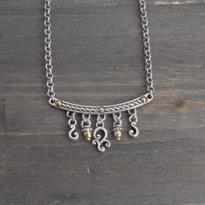 Brighton Bar Halsband Pärlor Guldfärgade Vintage Pensionerade Designersmycken Justerbara Samlarobjekt Statement bild 4