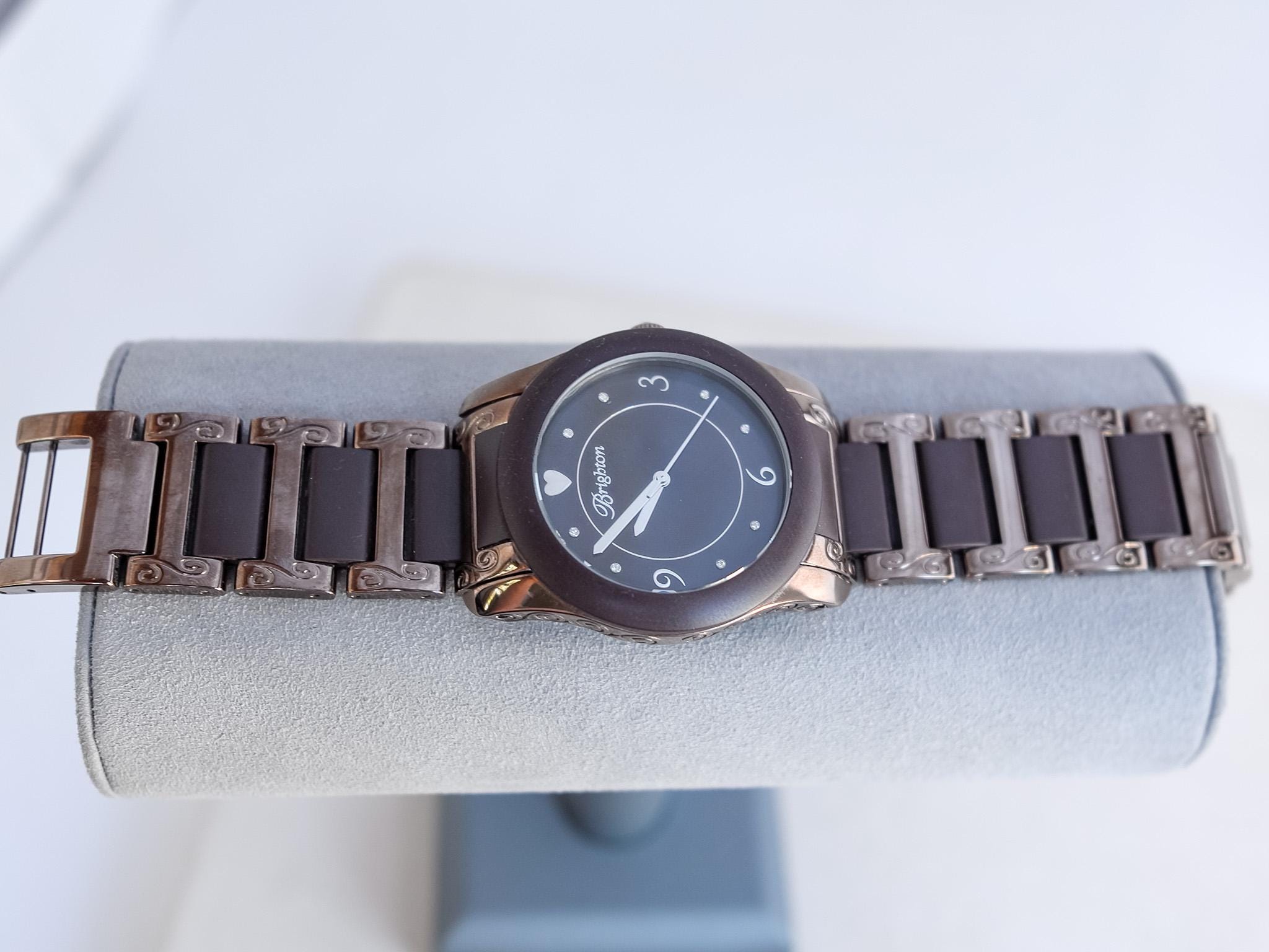 Brighton watch Brooklyn style Brighton Brooklyn Watch: Bronze Tone, Rubber Band, Retired  main image 4