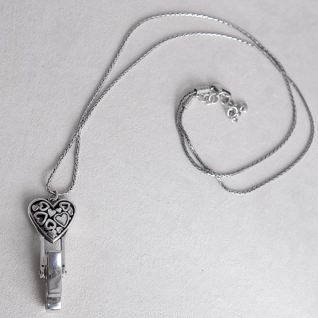 Brighton Badge Clip Necklace