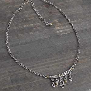 Brighton Bar Halsband Pärlor Guldfärgade Vintage Pensionerade Designersmycken Justerbara Samlarobjekt Statement bild 3