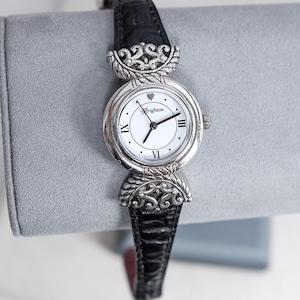 Brighton Jefferson coral leather band watch Gold Coral Leather Watch - J GOODIN main image 4