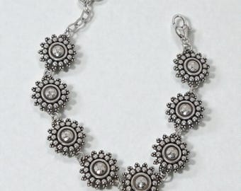 Brighton Telluride Sunburst Armband Versilbert Ruhestand 18,5 - 20,5 cm