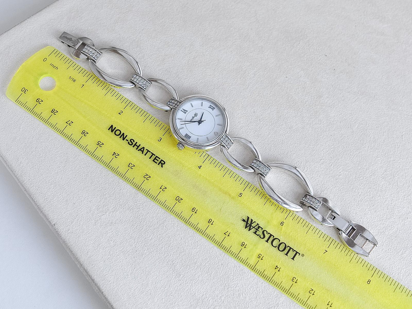 Vintage Brighton Meridian Swing Watch With Extensions Brighton W3850 Silver Sonora Watch | Brighton Jewelry main image 4