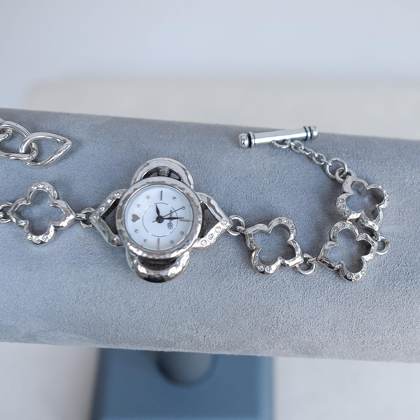 Brighton Bilbao Watch Brighton Bilbao Vintage Watch Silver Plated Hammered Finish  main image 2