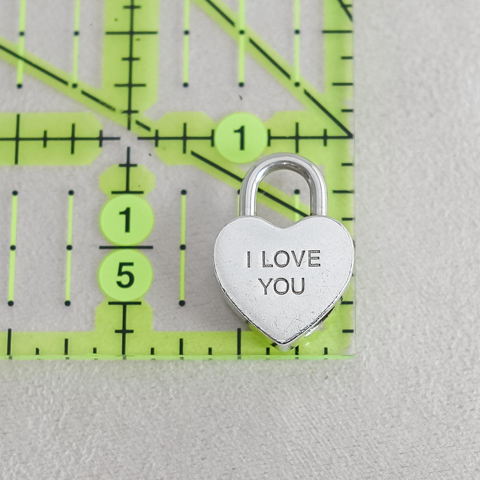 ティファニー スターリングシルバー「I LOVE YOU」ハート パドロック