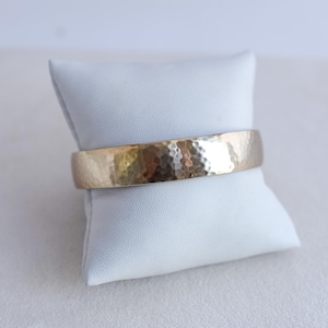 Brighton Apollo Bangle Bracelet Gold Hammered 0.5" Wish Engraved Retired Gift Elegant Style for Brighton Lovers Jewelry