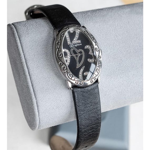 Brighton Cadiz Vintage Rhinestone Watch: Oval Face, Wrist