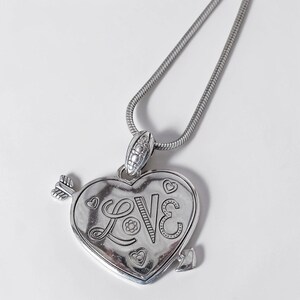 Brighton Love Heart Arrow Reversible Red Enamel Pendant Necklace 16-18 Inch image 9