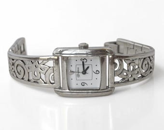 Brighton Edinburgh Watch Interlok Celtic Knot Silver Plated  display picture 3